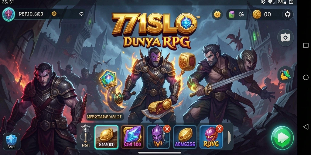 Gameplay 171SLOT yang seru dengan slot dan petualangan RPG.