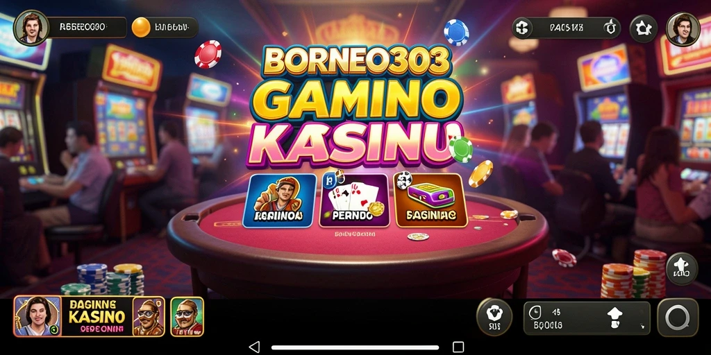 Tampilan menarik dari gameplay Kasino BORNEO303.