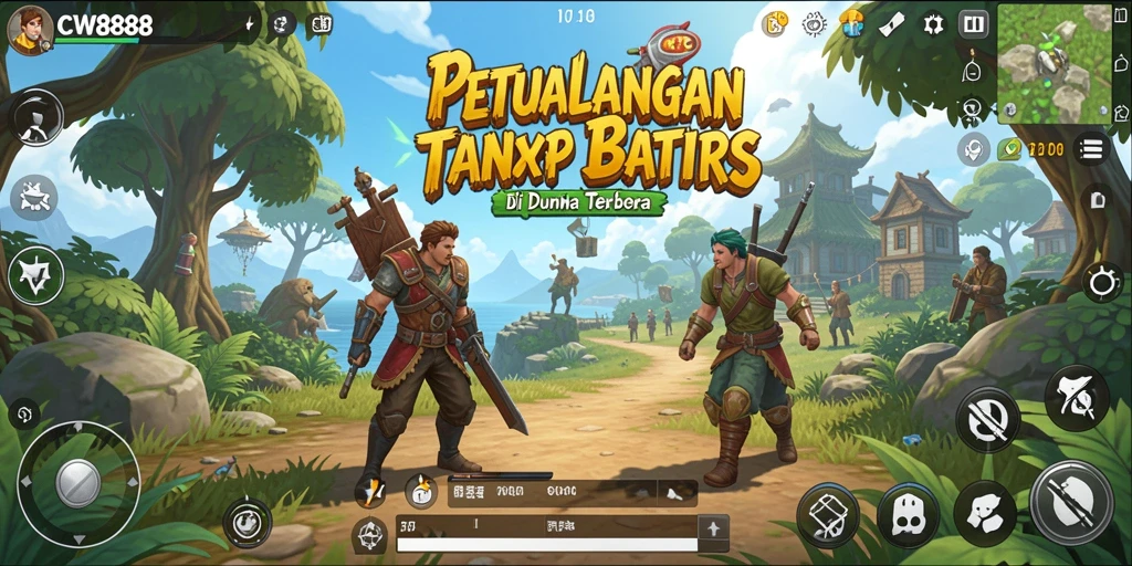 Gameplay seru di dunia terbuka CW8888 yang penuh petualangan.