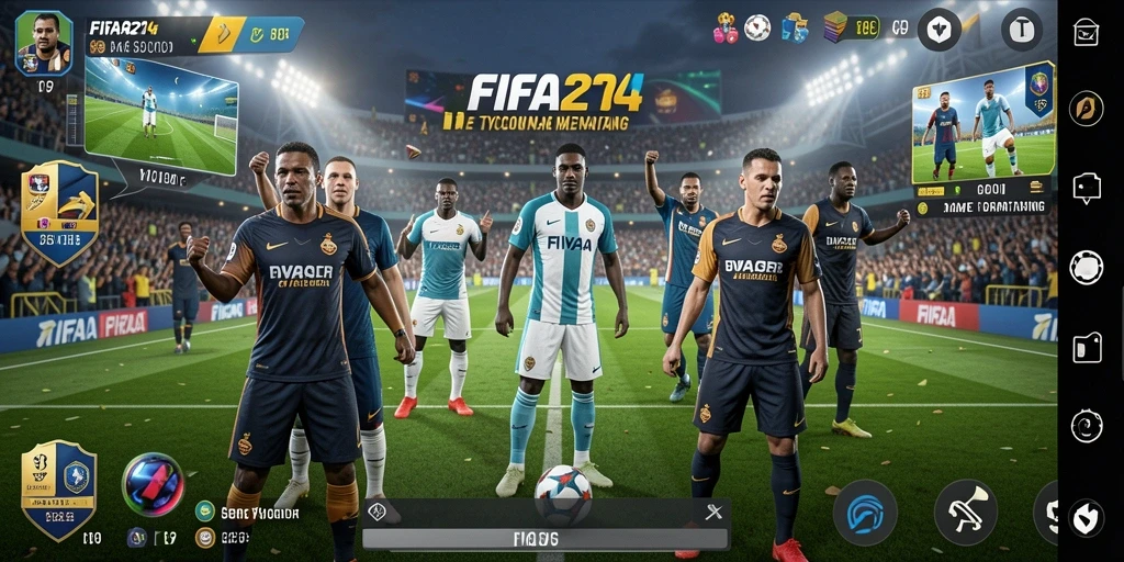 Screenshot FIFA234 menampilkan gameplay Tycoon yang seru.