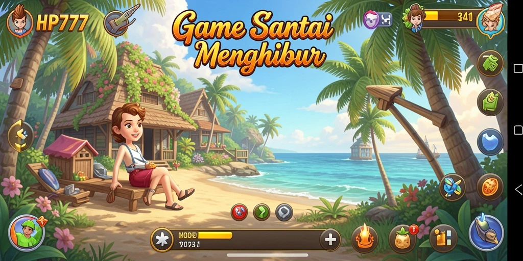 Tampilan utama HP777 dengan gameplay yang seru dan interaktif.