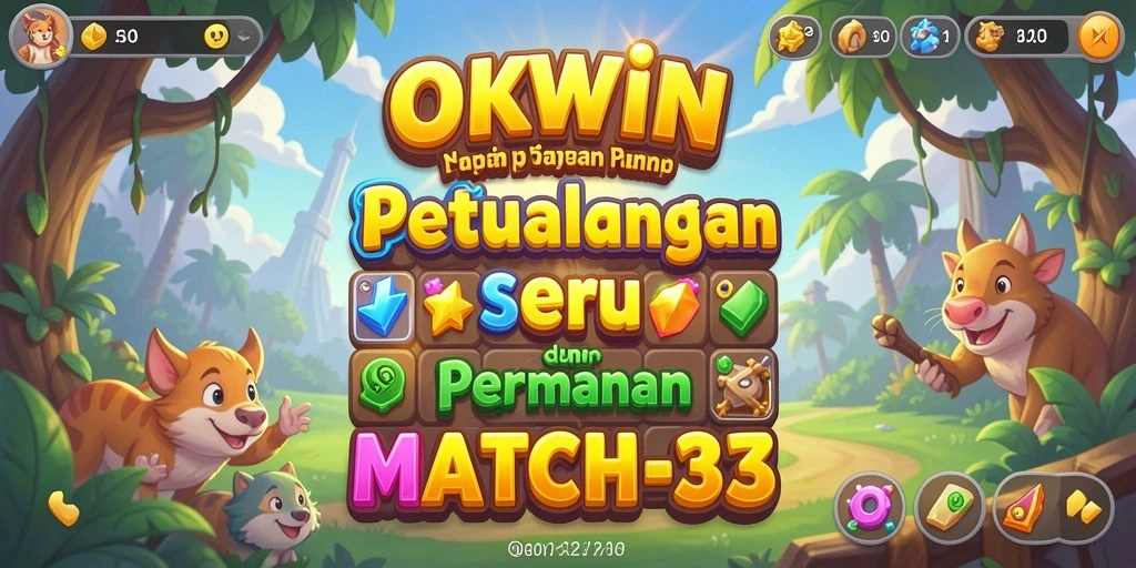 Gameplay seru dan penuh warna dari OKWIN.