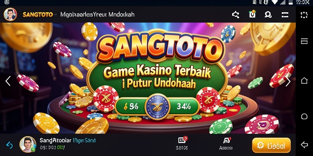 Tampilan gameplay kasino yang menarik di SANGTOTO.